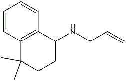 4,4-dimethyl-N-(prop-2-en-1-yl)-1,2,3,4-tetrahydronaphthalen-1-amine 结构式