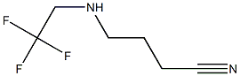 4-[(2,2,2-trifluoroethyl)amino]butanenitrile 结构式