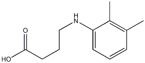 4-[(2,3-dimethylphenyl)amino]butanoic acid 结构式