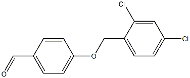 4-[(2,4-dichlorophenyl)methoxy]benzaldehyde 结构式