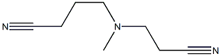 4-[(2-cyanoethyl)(methyl)amino]butanenitrile 结构式