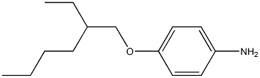 4-[(2-ethylhexyl)oxy]aniline 结构式