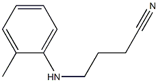 4-[(2-methylphenyl)amino]butanenitrile 结构式