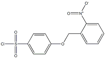 4-[(2-nitrophenyl)methoxy]benzene-1-sulfonyl chloride 结构式