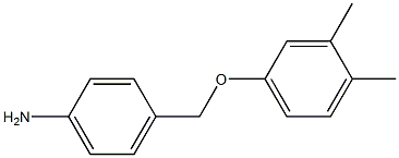 4-[(3,4-dimethylphenoxy)methyl]aniline 结构式