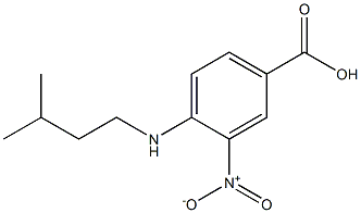 4-[(3-methylbutyl)amino]-3-nitrobenzoic acid 结构式