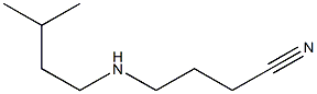 4-[(3-methylbutyl)amino]butanenitrile 结构式