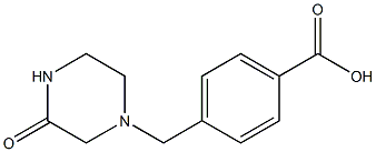 4-[(3-oxopiperazin-1-yl)methyl]benzoic acid 结构式