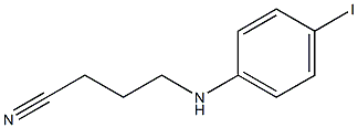 4-[(4-iodophenyl)amino]butanenitrile 结构式