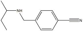 4-[(butan-2-ylamino)methyl]benzonitrile 结构式