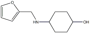 4-[(furan-2-ylmethyl)amino]cyclohexan-1-ol 结构式