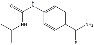 4-[(propan-2-ylcarbamoyl)amino]benzene-1-carbothioamide 结构式