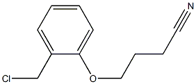 4-[2-(chloromethyl)phenoxy]butanenitrile 结构式