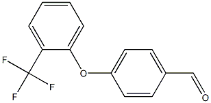 4-[2-(trifluoromethyl)phenoxy]benzaldehyde 结构式