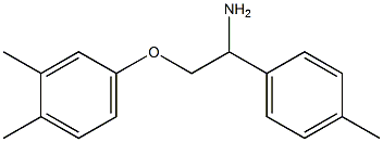 4-[2-amino-2-(4-methylphenyl)ethoxy]-1,2-dimethylbenzene 结构式