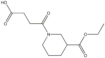 4-[3-(ethoxycarbonyl)piperidin-1-yl]-4-oxobutanoic acid 结构式