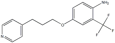 4-[3-(pyridin-4-yl)propoxy]-2-(trifluoromethyl)aniline 结构式