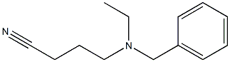 4-[benzyl(ethyl)amino]butanenitrile 结构式