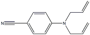 4-[bis(prop-2-en-1-yl)amino]benzonitrile 结构式