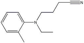 4-[ethyl(2-methylphenyl)amino]butanenitrile 结构式