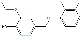 4-{[(2,3-dimethylphenyl)amino]methyl}-2-ethoxyphenol 结构式