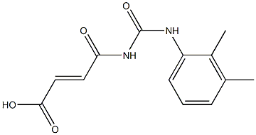 4-{[(2,3-dimethylphenyl)carbamoyl]amino}-4-oxobut-2-enoic acid 结构式