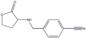 4-{[(2-oxooxolan-3-yl)amino]methyl}benzonitrile 结构式