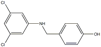 4-{[(3,5-dichlorophenyl)amino]methyl}phenol 结构式