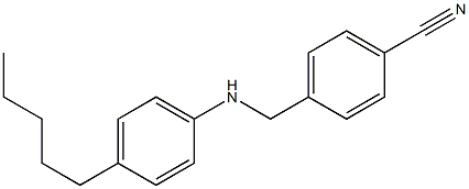 4-{[(4-pentylphenyl)amino]methyl}benzonitrile 结构式