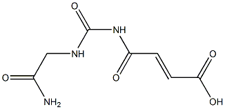 4-{[(carbamoylmethyl)carbamoyl]amino}-4-oxobut-2-enoic acid 结构式