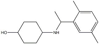4-{[1-(2,5-dimethylphenyl)ethyl]amino}cyclohexan-1-ol 结构式