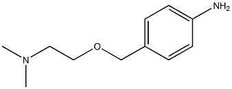 4-{[2-(dimethylamino)ethoxy]methyl}aniline 结构式