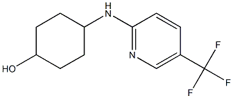 4-{[5-(trifluoromethyl)pyridin-2-yl]amino}cyclohexan-1-ol 结构式
