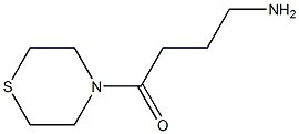 4-amino-1-(thiomorpholin-4-yl)butan-1-one 结构式