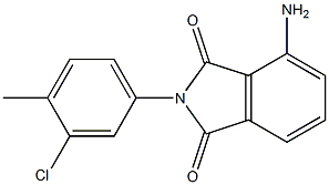 4-amino-2-(3-chloro-4-methylphenyl)-2,3-dihydro-1H-isoindole-1,3-dione 结构式