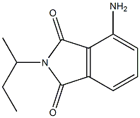 4-amino-2-(butan-2-yl)-2,3-dihydro-1H-isoindole-1,3-dione 结构式