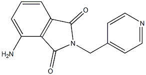 4-amino-2-(pyridin-4-ylmethyl)-2,3-dihydro-1H-isoindole-1,3-dione 结构式