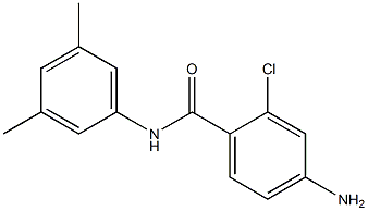 4-amino-2-chloro-N-(3,5-dimethylphenyl)benzamide 结构式