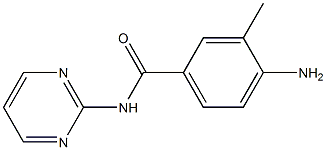 4-amino-3-methyl-N-pyrimidin-2-ylbenzamide 结构式