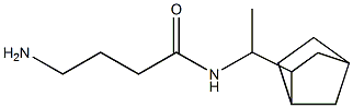 4-amino-N-(1-bicyclo[2.2.1]hept-2-ylethyl)butanamide 结构式