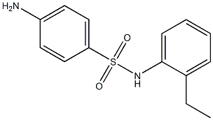 4-amino-N-(2-ethylphenyl)benzenesulfonamide 结构式