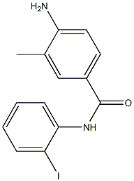 4-amino-N-(2-iodophenyl)-3-methylbenzamide 结构式