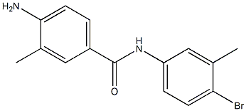 4-amino-N-(4-bromo-3-methylphenyl)-3-methylbenzamide 结构式