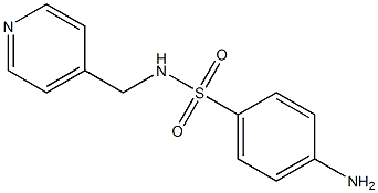 4-amino-N-(pyridin-4-ylmethyl)benzene-1-sulfonamide 结构式