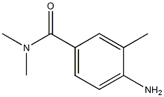4-amino-N,N,3-trimethylbenzamide 结构式