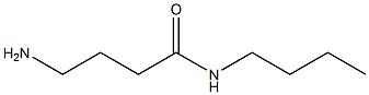 4-amino-N-butylbutanamide 结构式