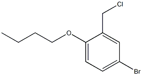 4-bromo-1-butoxy-2-(chloromethyl)benzene 结构式