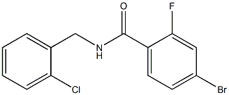 4-bromo-N-(2-chlorobenzyl)-2-fluorobenzamide 结构式
