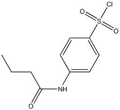 4-butanamidobenzene-1-sulfonyl chloride 结构式