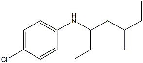 4-chloro-N-(5-methylheptan-3-yl)aniline 结构式